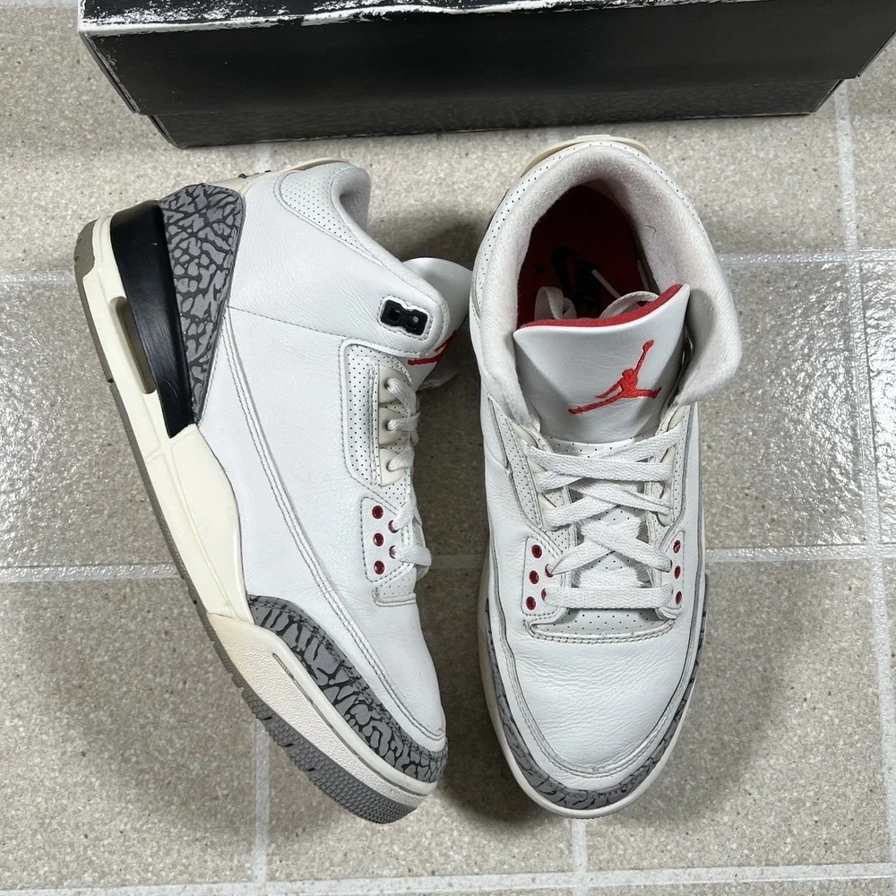 Nike Air Jordan 3 Retro White Cement Reimagined 2023 DN3707-100 Size 10